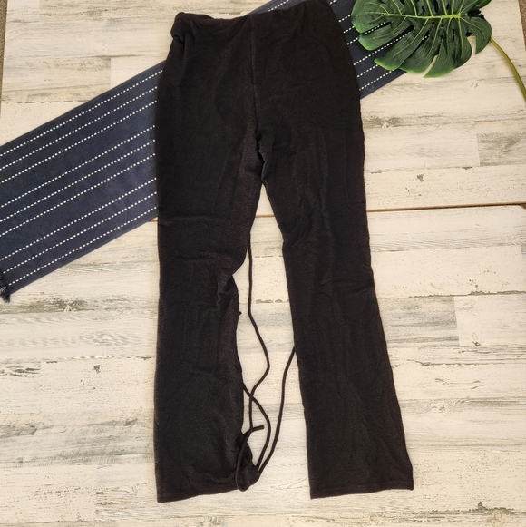Camila Coelho Raquelle Tie Waist Pants Black NWT Size Large - Picture 10 of 10